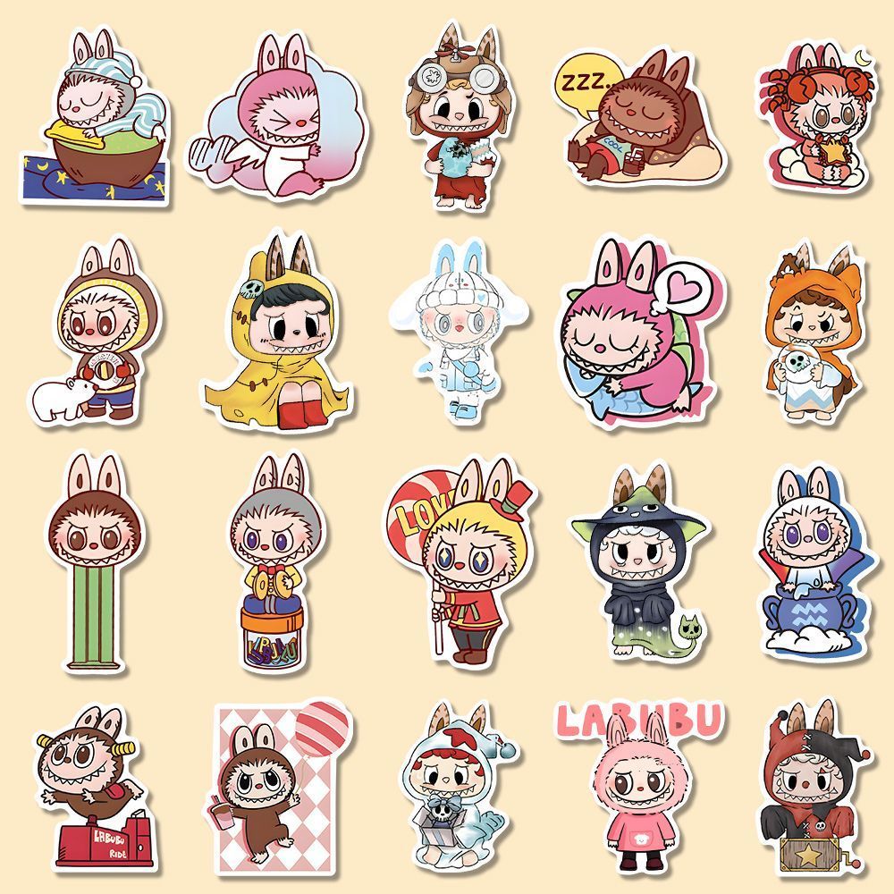 doll stick Popularers refrigerator magnets decorative phone case notebook stickers Decoration